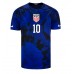 Camiseta Estados Unidos Christian Pulisic #10 Segunda Equipación Replica Mundial 2022 mangas cortas